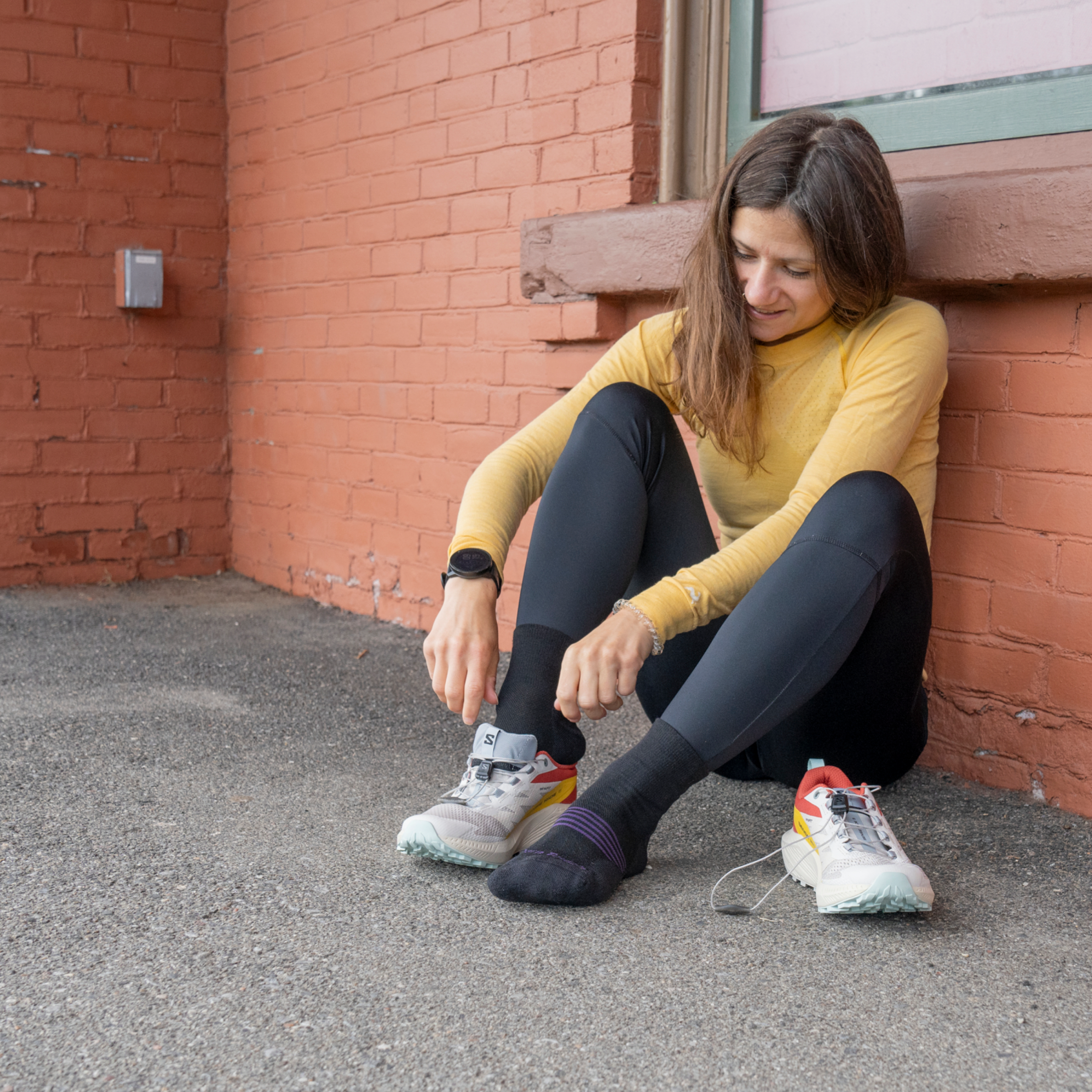 Chaussettes de course Element légères Quarter pour femmes