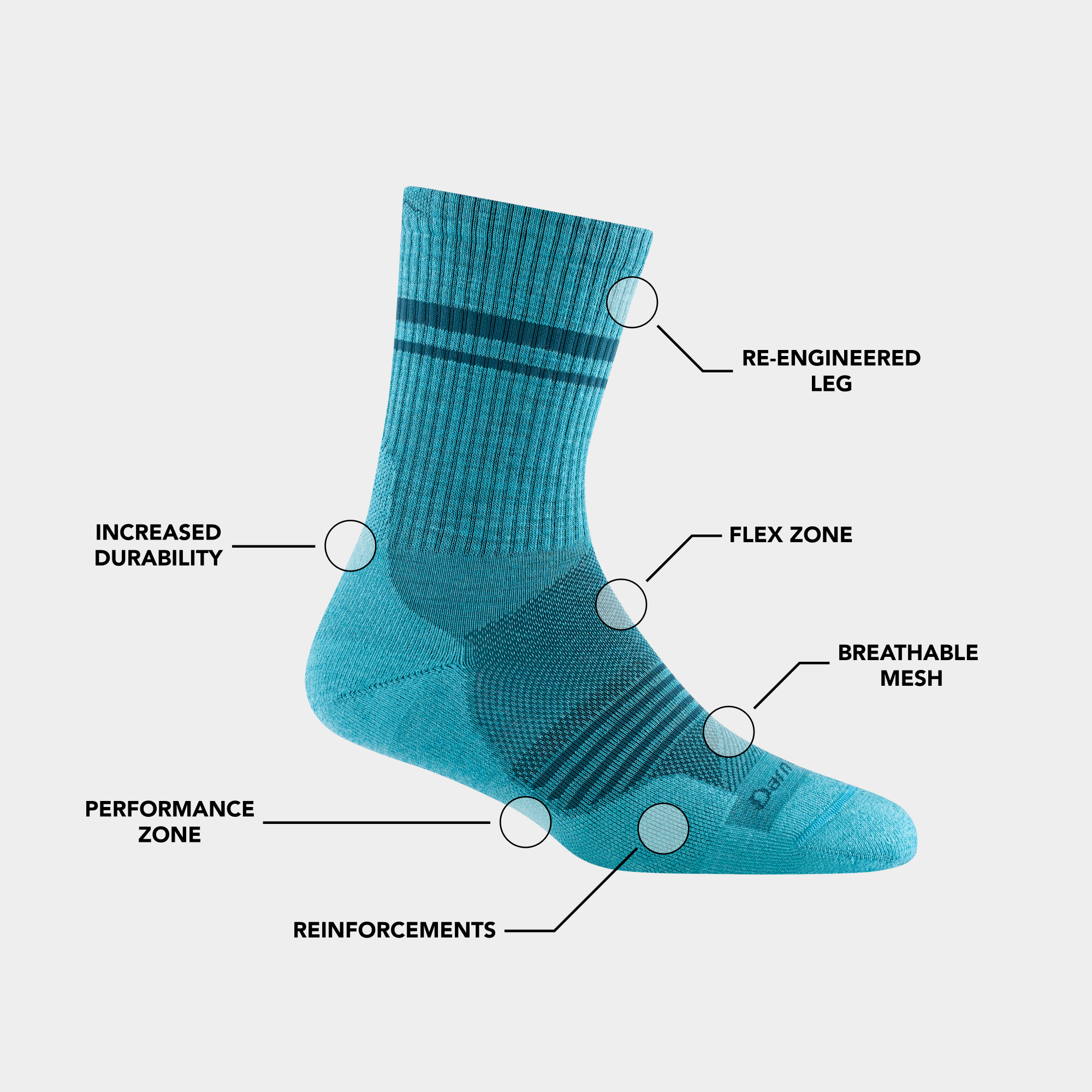 Women's Element Micro Crew Lightweight Running Socks