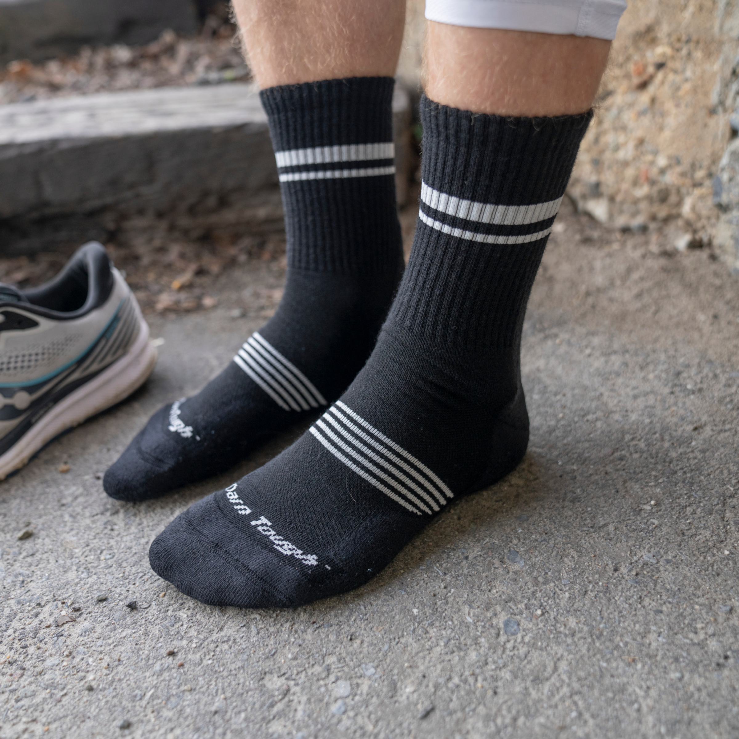 Men's Element Micro Crew  Lightweight Running Sock