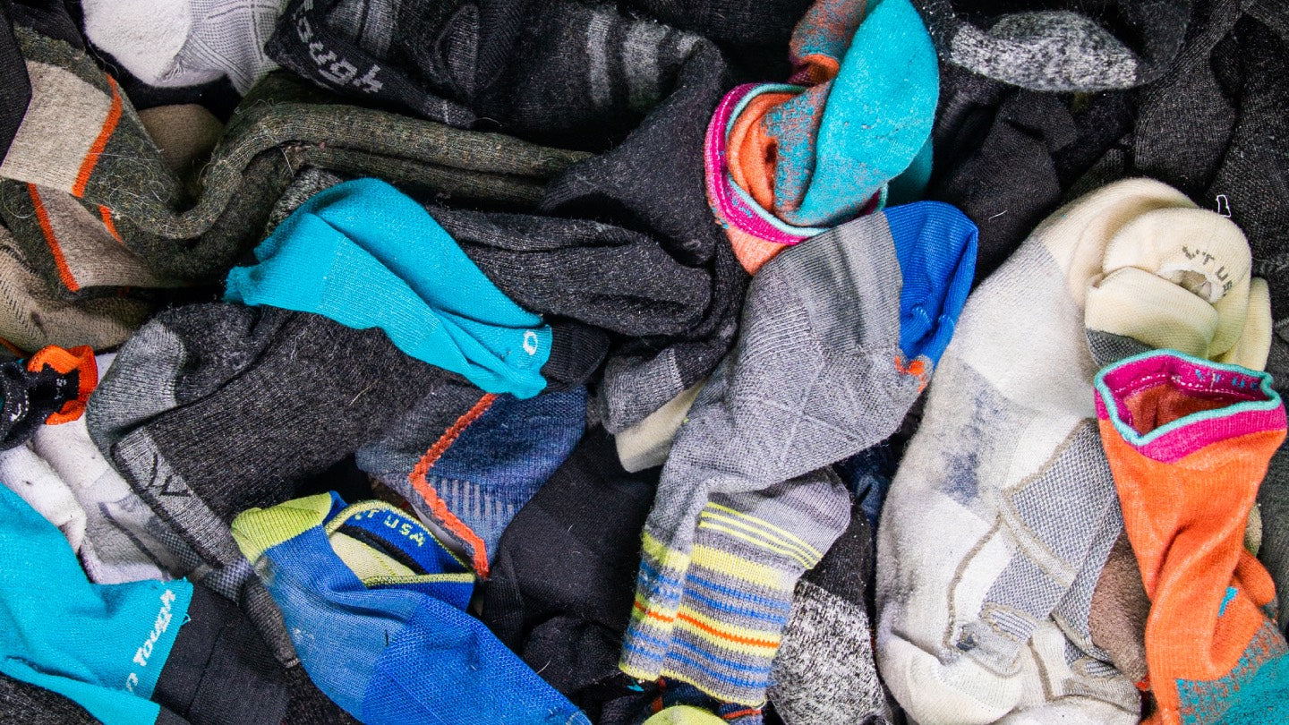 Darn Tough Socks Guaranteed for Life meaning they're socks with our lifetime warranty