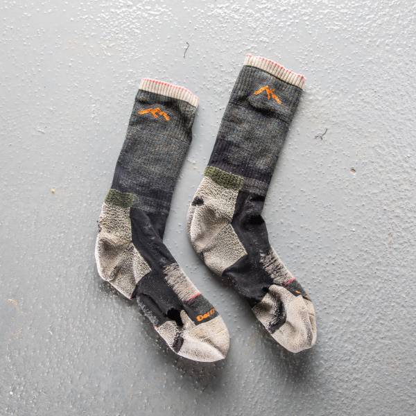 Darn tough long lasting socks we covered under our lifetime warranty