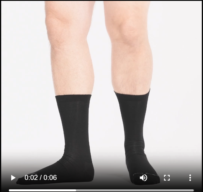 Men's Solid Crew Lightweight Lifestyle Socks